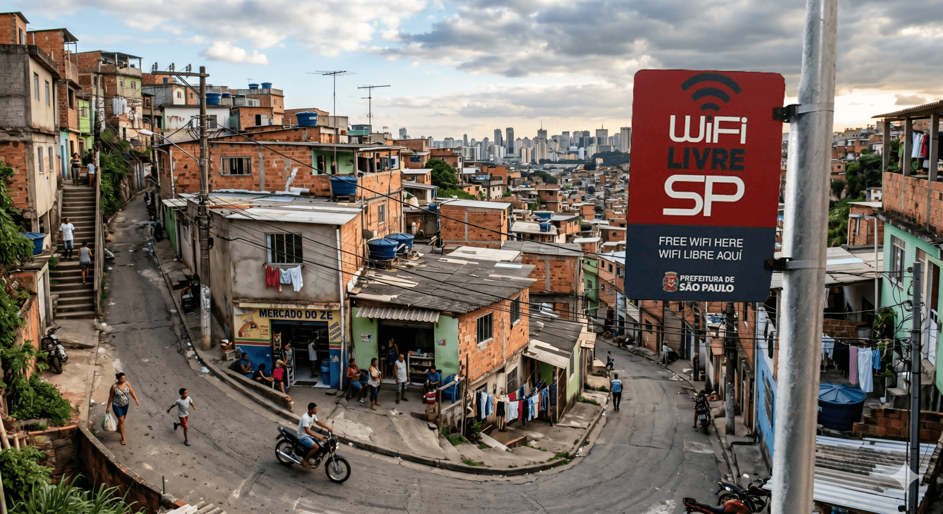 Expansão do Wi-Fi Livre leva conectividade a novas comunidades